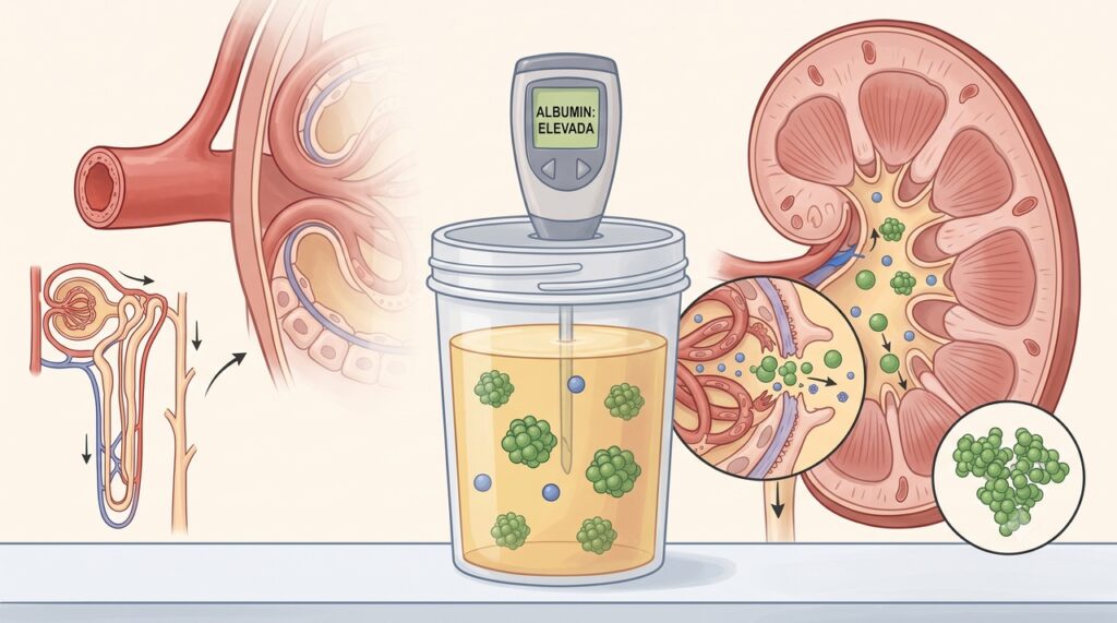 A albumina na urina ajuda a identificar risco renal precoce na atenção primária.