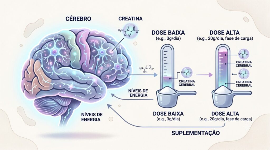 Os estudos compararam doses únicas de creatina durante uma noite sem sono.
