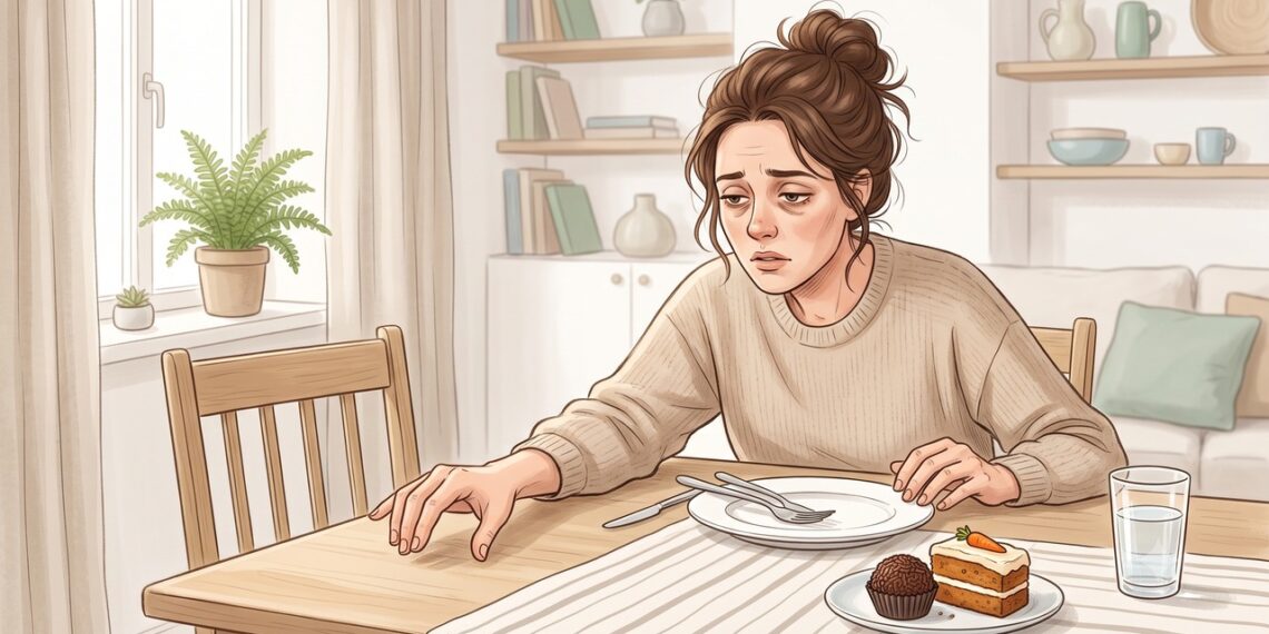 Vontade frequente de comer doce pode acompanhar alterações no controle da glicose.