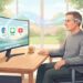O chip cerebral transforma sinais ligados à intenção de movimento em comandos digitais.