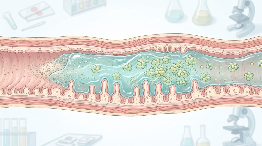 O gel formado pelo psyllium favorece a eliminação de ácidos biliares e a redução do LDL.