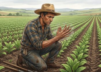 Estudos brasileiros associam a exposição frequente a agrotóxicos à maior ocorrência de Parkinson no campo.