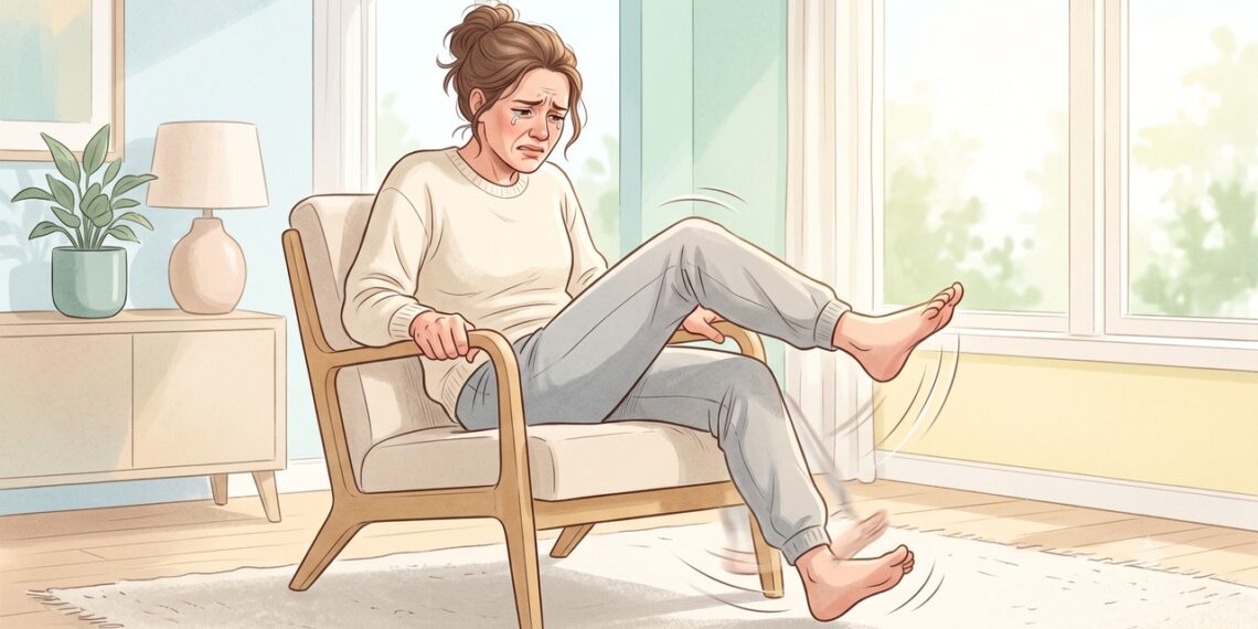 Inquietação intensa e necessidade constante de mover as pernas podem indicar acatisia.
