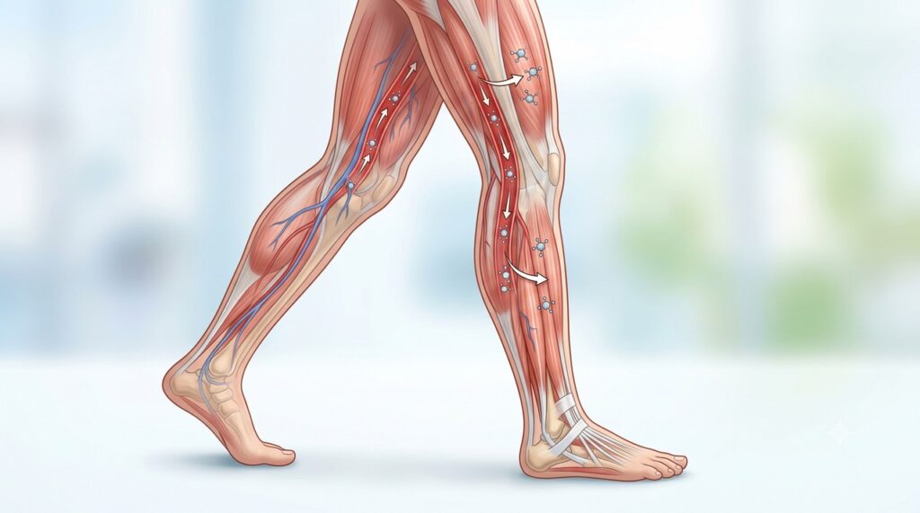 Durante a caminhada, os músculos utilizam glicose e ajudam a suavizar sua elevação no sangue.