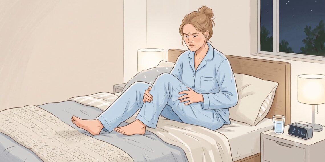 Pernas inquietas à noite podem ter relação com sono, ferro e função dos rins.
