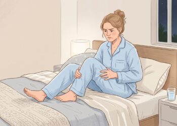 Pernas inquietas à noite podem ter relação com sono, ferro e função dos rins.