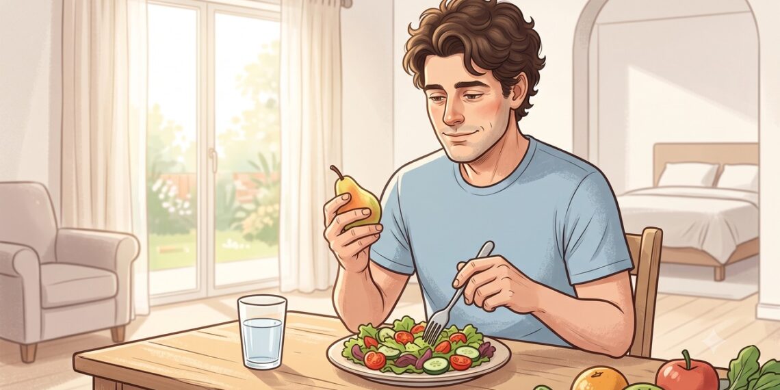 Frutas e verduras durante o dia podem estar ligadas a um sono menos interrompido.