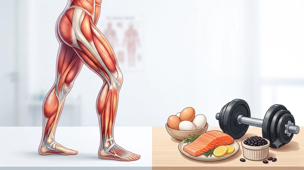 Proteína e exercícios de resistência ajudam a reduzir a perda de massa magra.