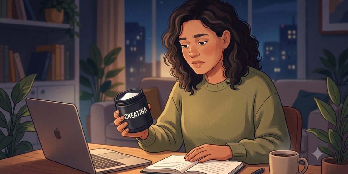A creatina foi estudada como possível apoio ao raciocínio após muitas horas sem sono.