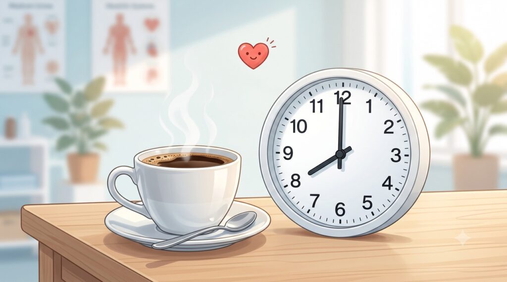 O horário do café pode influenciar sua relação com o sono, o ritmo biológico e a saúde cardiovascular.