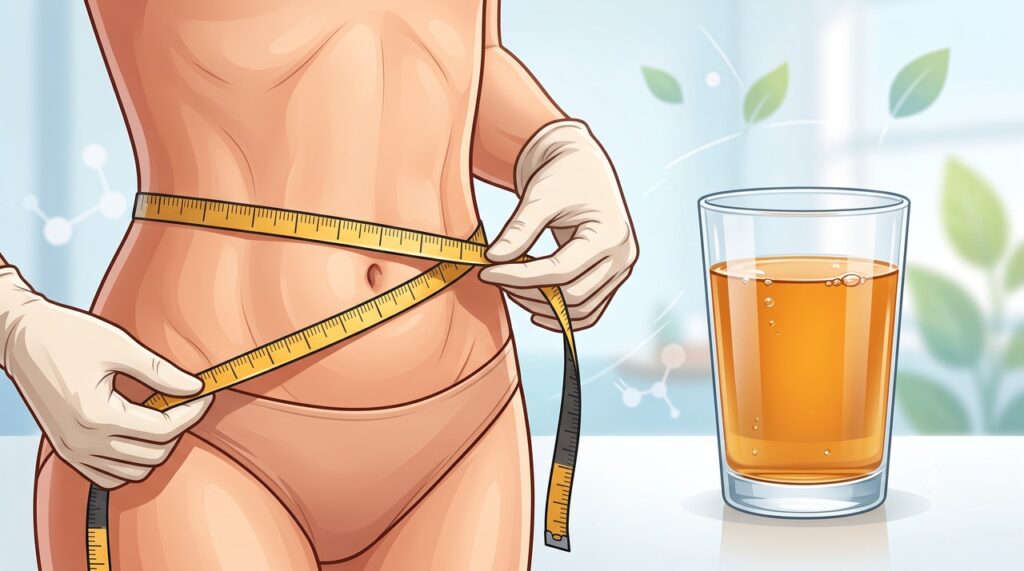 O consumo diário foi associado a uma redução média da circunferência abdominal.