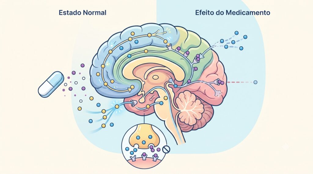 Anticolinérgicos bloqueiam uma substância cerebral importante para atenção, aprendizado e memória.