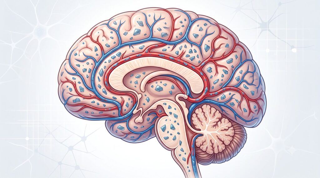 A concentração de partículas foi maior em amostras cerebrais de pessoas com demência.