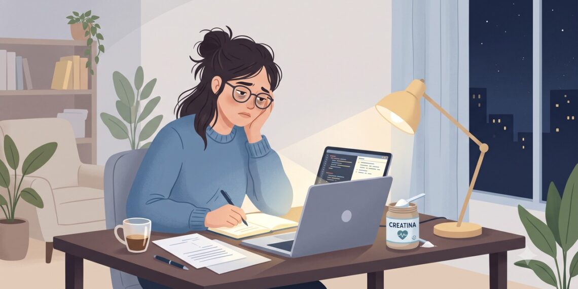 Uma dose alta de creatina reduziu temporariamente parte da queda cognitiva após a privação de sono no estudo.