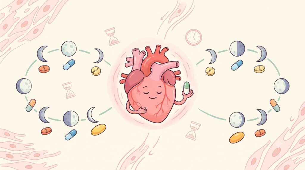 A análise encontrou associação entre o uso prolongado de melatonina e desfechos cardiovasculares.