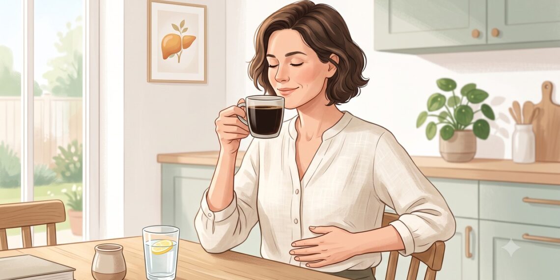O consumo de café foi associado a menor rigidez do fígado medida por elastografia.