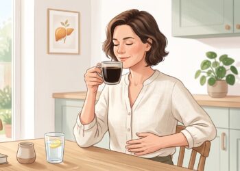 O consumo de café foi associado a menor rigidez do fígado medida por elastografia.