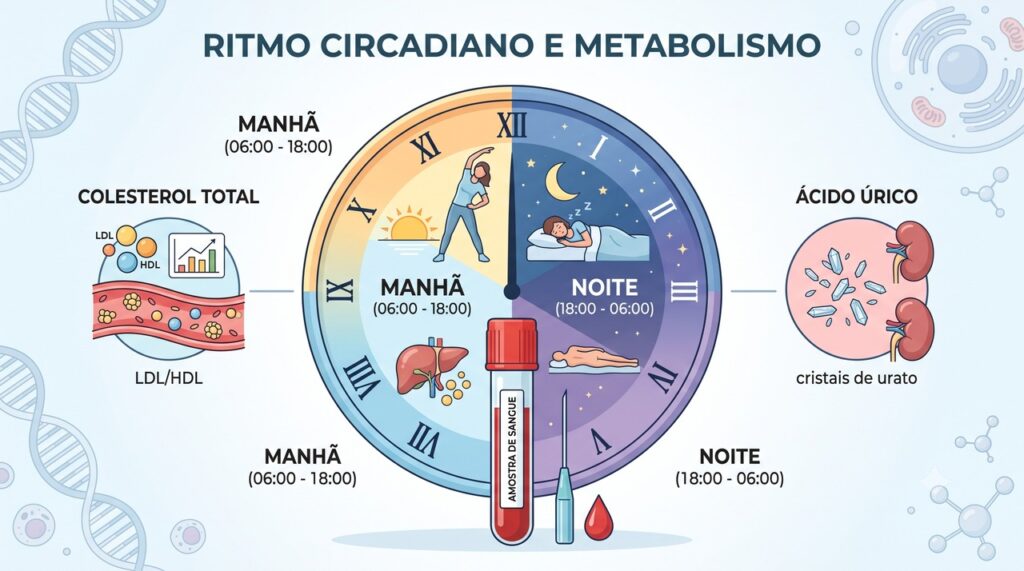 Rotina de sono, luz e horários pode influenciar sinais do relógio biológico e do metabolismo.