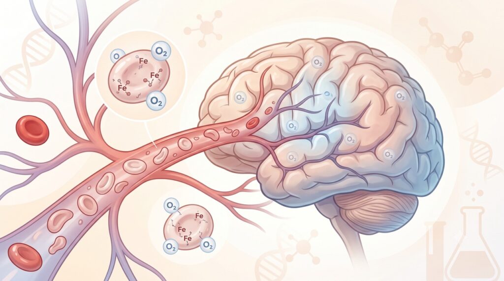 A deficiência de ferro pode afetar processos cerebrais ligados à energia, ao humor e à concentração.