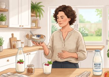Iogurte e kefir podem ter efeitos diferentes na saúde gastrointestinal.