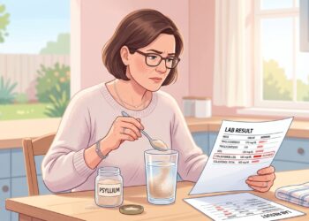 O consumo regular de psyllium pode ajudar a reduzir o colesterol LDL.