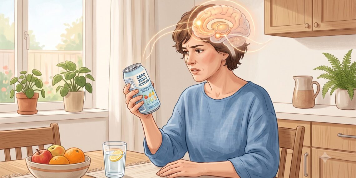 Estudo laboratorial associou o eritritol a alterações em células dos vasos cerebrais.