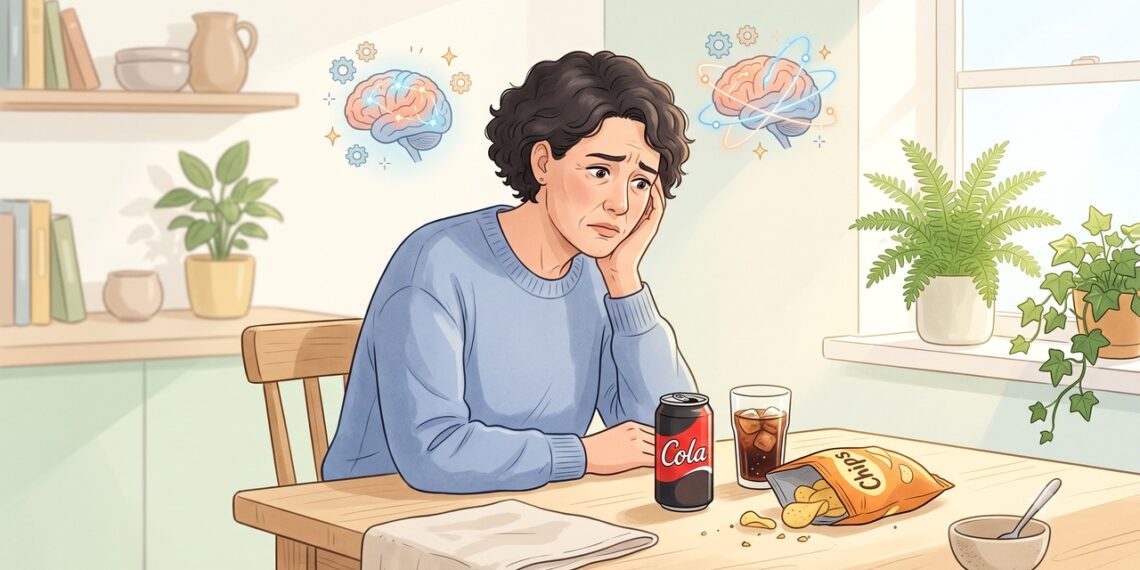 O consumo frequente de ultraprocessados pode estar ligado a sinais neurológicos precoces.