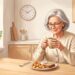 O horário do café da manhã pode funcionar como um marcador da saúde em adultos mais velhos.