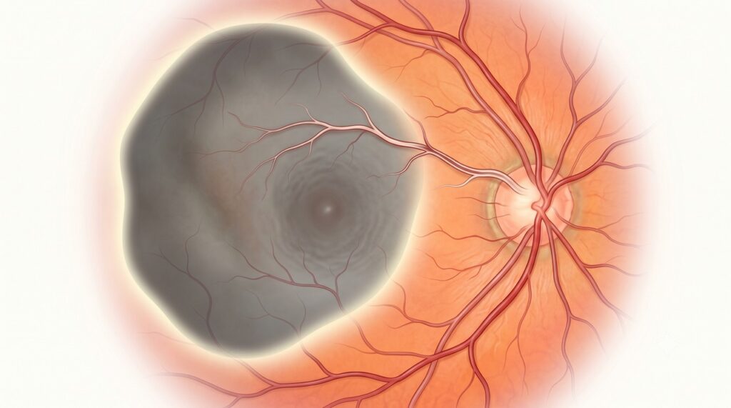 A redução temporária da circulação na retina pode causar perda visual monocular passageira.