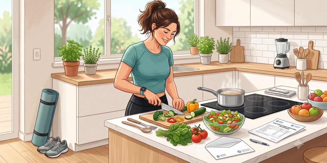 Alimentação equilibrada e exercício podem ajudar a baixar os triglicerídeos.