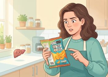 Ultraprocessados podem afetar o fígado por meio da microbiota intestinal.