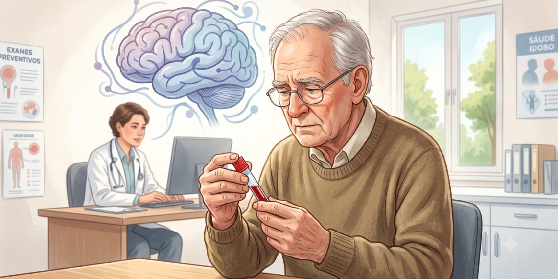 Biomarcadores no sangue podem ajudar a investigar sinais precoces de Alzheimer.