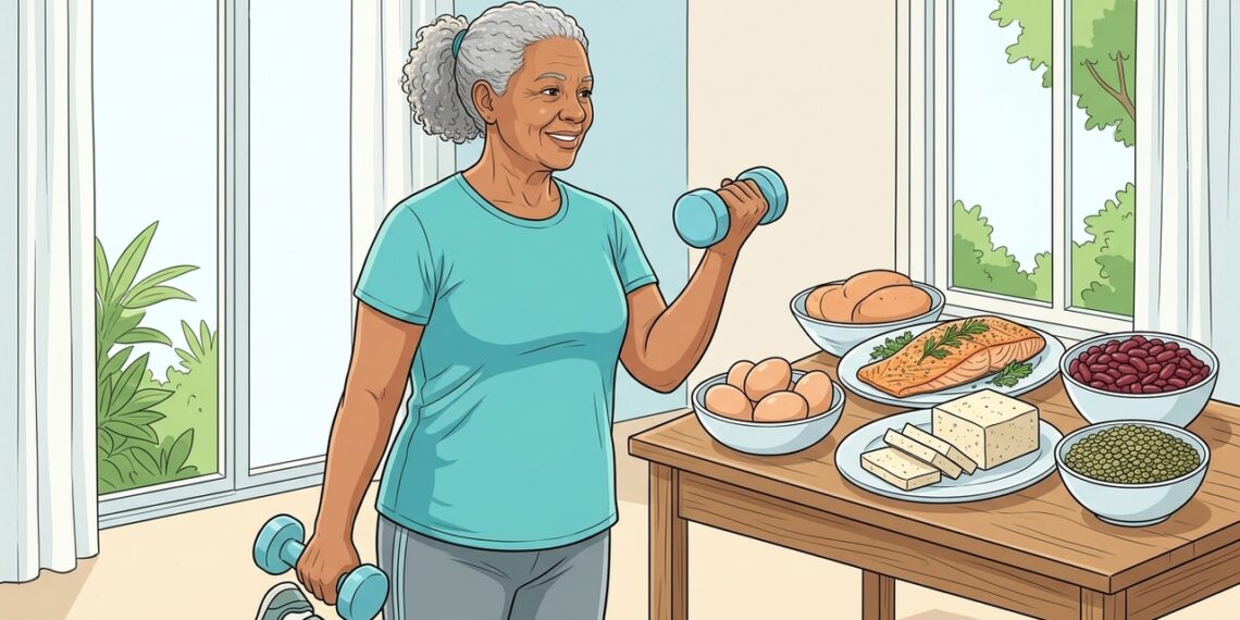 Proteína vegetal ou animal: o que novos estudos mostram sobre massa muscular e envelhecimento