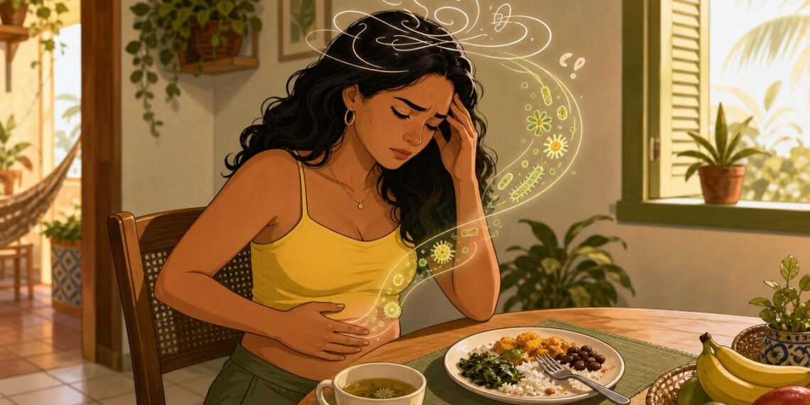 A ansiedade constante e a mente acelerada nem sempre são só estresse, podem ser um sinal de intestino desequilibrado