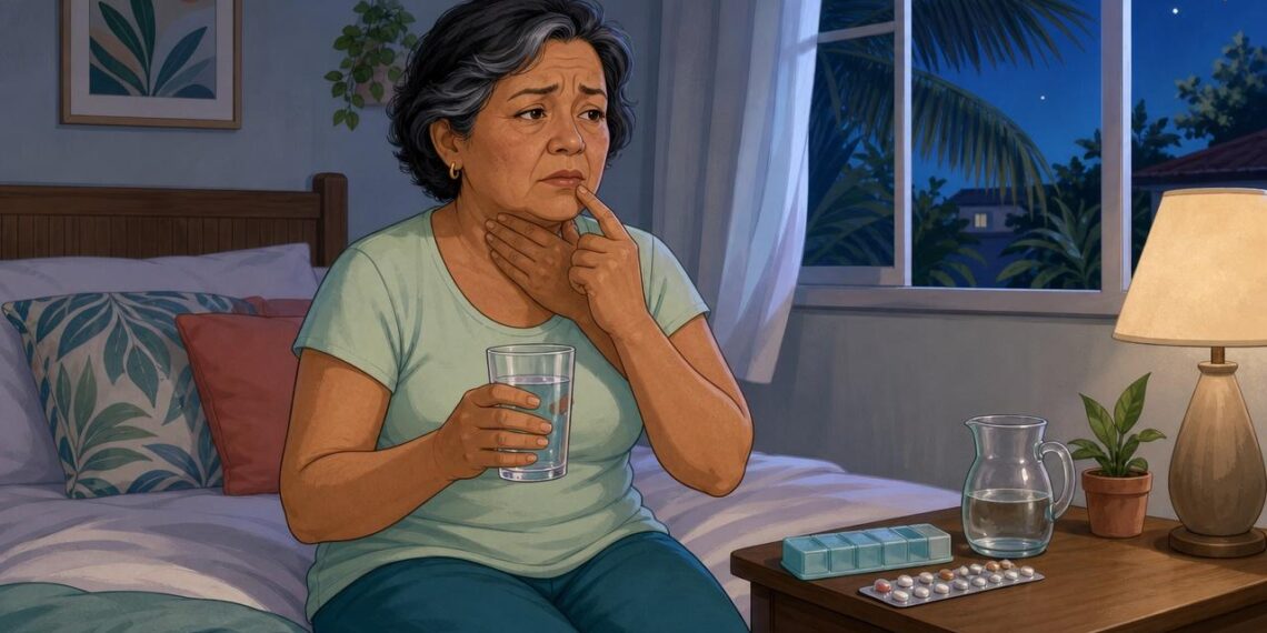 A boca seca constante incômoda nem sempre se deve à falta de água, mas também ao uso contínuo de certos medicamentos comuns