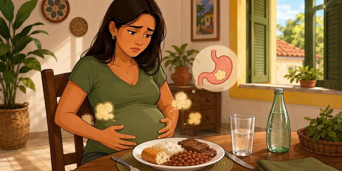 A distensão abdominal persistente não se deve apenas ao excesso de glúten, mas sim na maioria dos casos à baixa produção de ácido estomacal e importantes enzimas digestivas