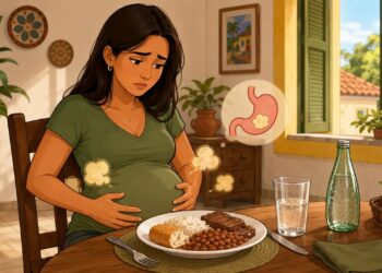 A distensão abdominal persistente não se deve apenas ao excesso de glúten, mas sim na maioria dos casos à baixa produção de ácido estomacal e importantes enzimas digestivas