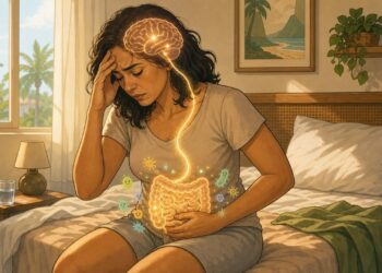 A fadiga crônica não se deve apenas à falta de sono, mas sim muitas vezes à neuroinflamação causada pelo constante desequilíbrio no microbioma intestinal