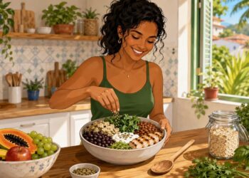A grande maioria das pessoas se foca em ovos e carne quando pensa em proteína, mas é importante variar a fonte alimentar para também incorporar fibras e cuidar bem da microbiota