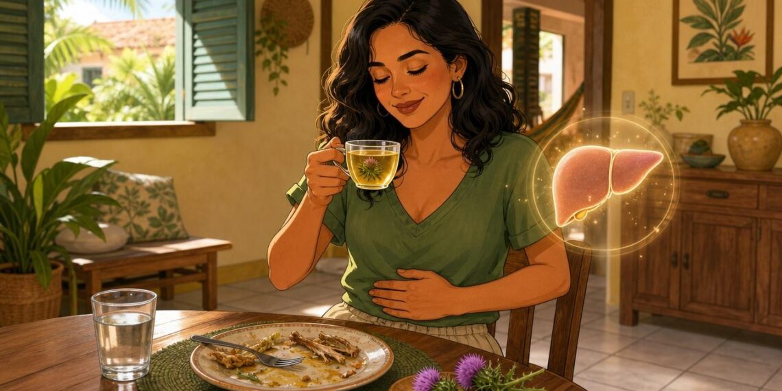 A melhor planta para apoiar a saúde do fígado e reduzir o inchaço abdominal naturalmente todos os dias