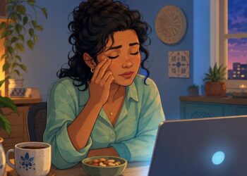 A pálpebra que treme sozinha por dias nem sempre é cansaço, pode ser excesso de cafeína, falta de sono ou magnésio baixo
