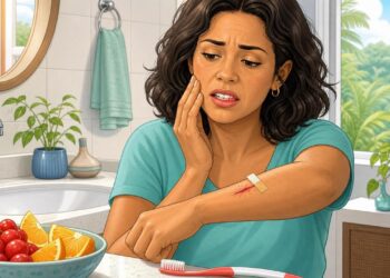 A pele que demora a cicatrizar e as gengivas que sangram nem sempre são coincidência, podem ser sinal de deficiência de vitamina C