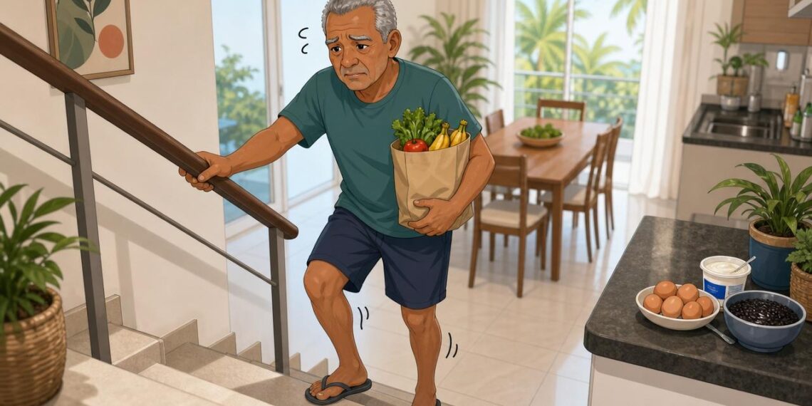 A perda de força e de massa muscular após os 60 anos nem sempre é só idade: pode ser sinal de sarcopenia e baixa ingestão de proteína