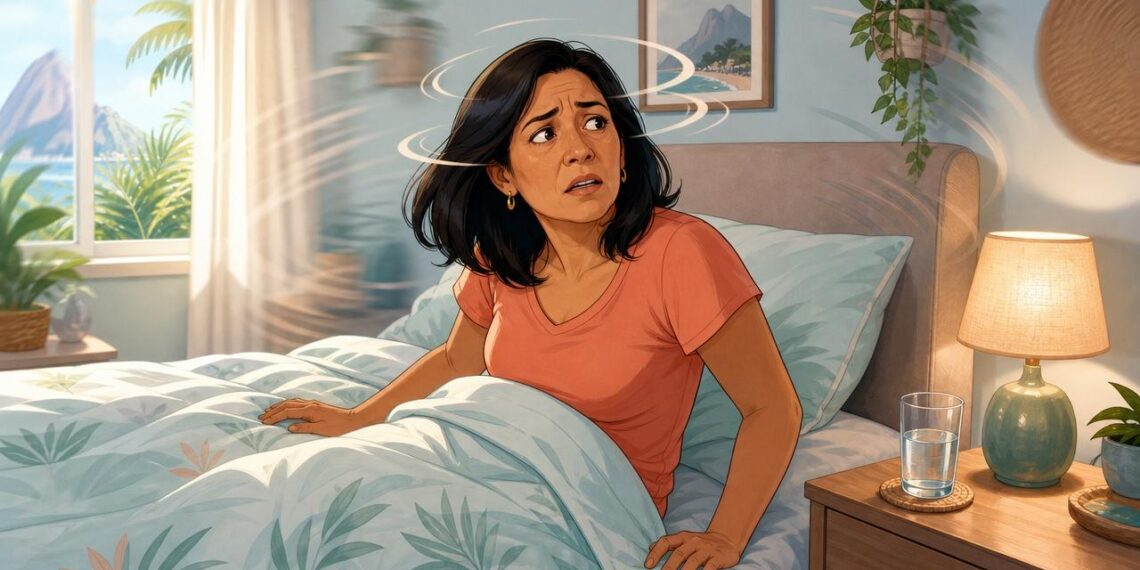 A tontura gira ao virar na cama ou aparece só ao levantar, o momento exato ajuda a entender a origem