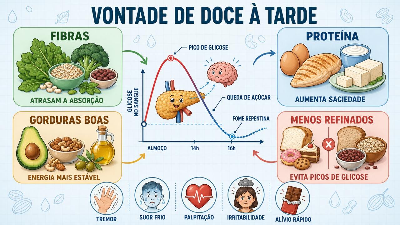 Fibras, proteína, gorduras boas e menos refinados ajudam a evitar quedas.