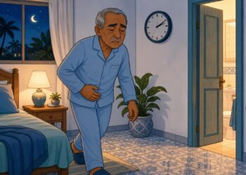A vontade constante de urinar à noite: bexiga hiperativa ou avanço da idade