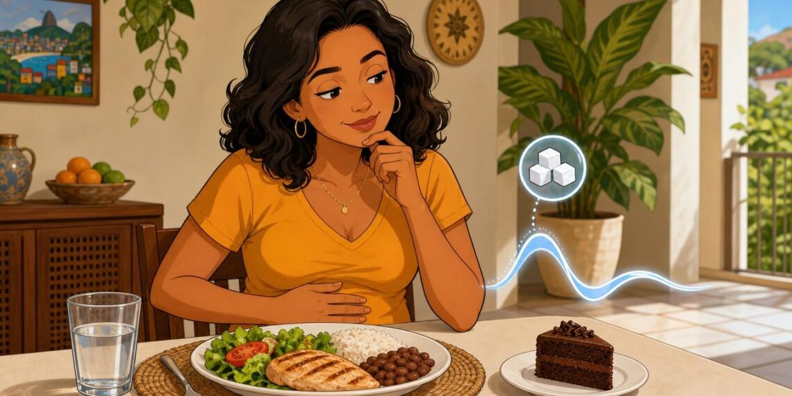 A vontade de comer doce logo após as refeições nem sempre é gula: pode ser um sinal de desequilíbrio na glicose ou falta de proteína no prato