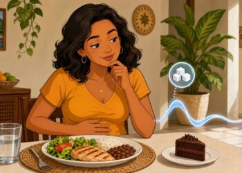 A vontade de comer doce logo após as refeições nem sempre é gula: pode ser um sinal de desequilíbrio na glicose ou falta de proteína no prato
