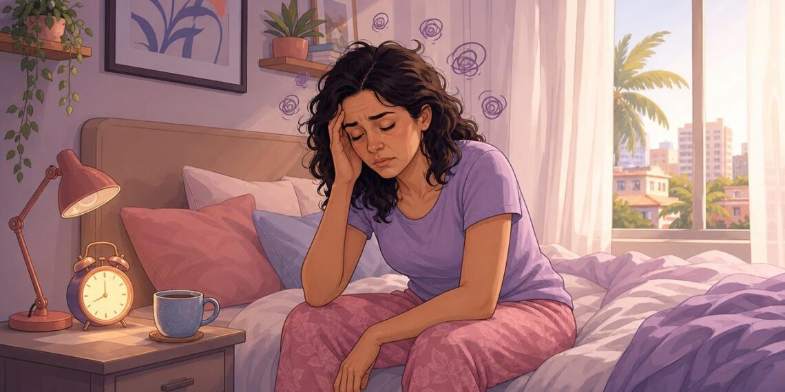 Acordar cansado mesmo dormindo bem nem sempre é preguiça, pode ser um sinal de cortisol desregulado pelo estresse crônico