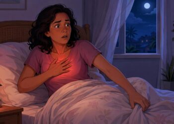 Acordar com o coração acelerado no meio da madrugada pode ser um dos primeiros sinais de queda de açúcar ou pico de cortisol